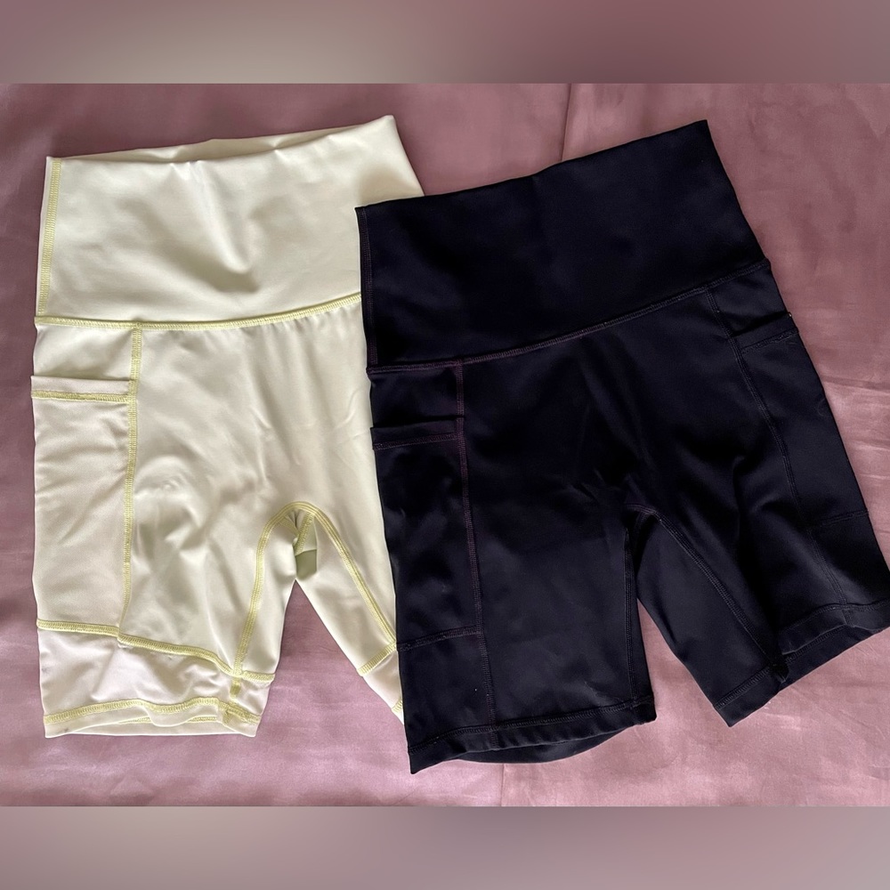 🌟BUNDLE OF 2🌟 aerie hi rise bike shorts 7inch inseam
